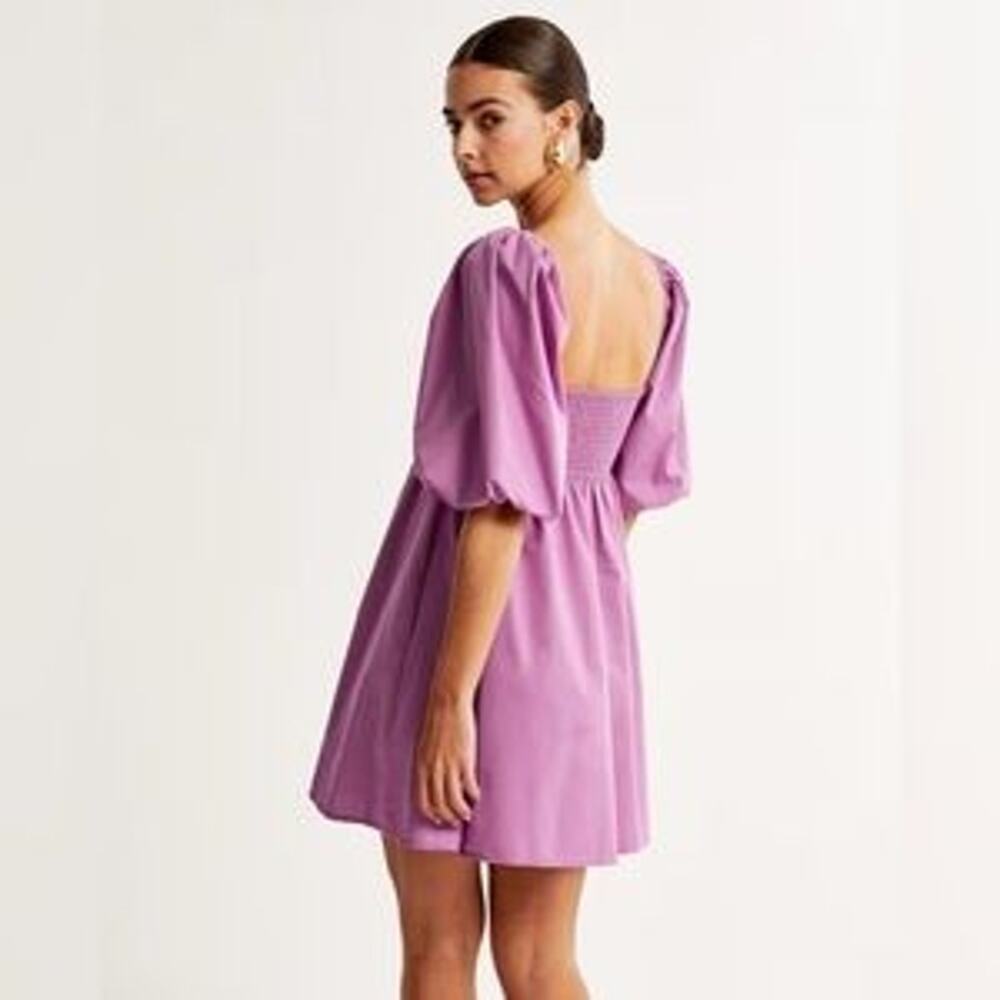 Abercrombie & Fitch Purple Mini Dress - Picture 2 of 10